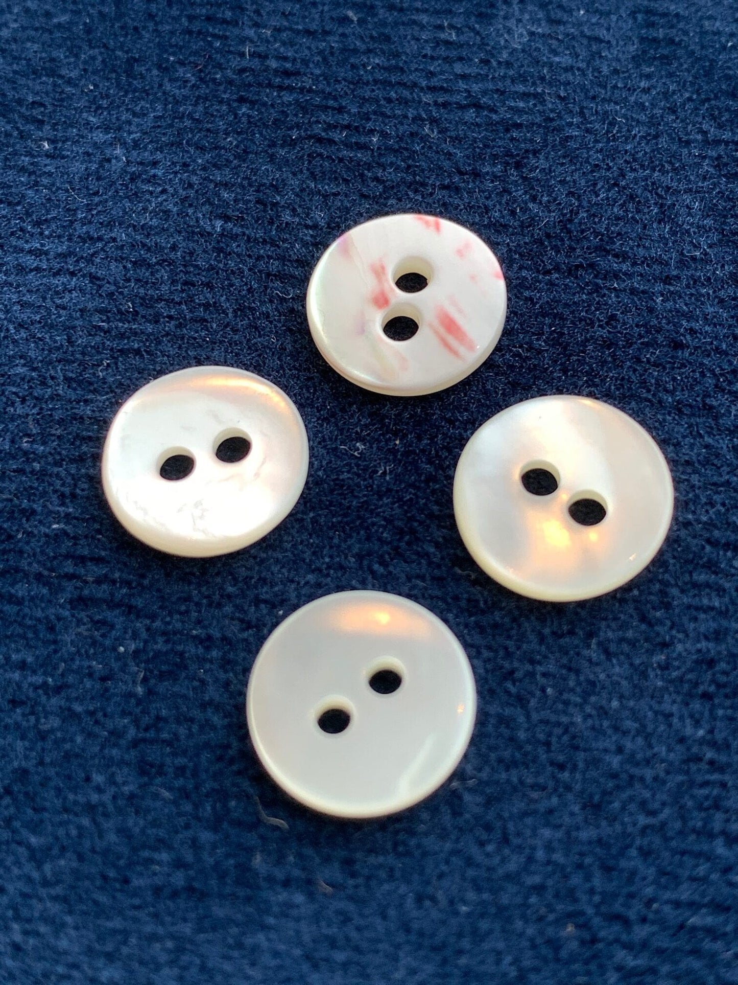 2-Hole Mother-of-Pearl Shirt Buttons