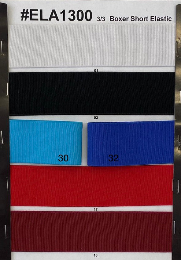 Waistband Soft Elastic 38mm, 29 colours