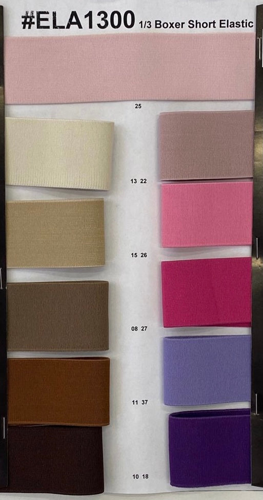 Waistband Soft Elastic 38mm, 29 colours