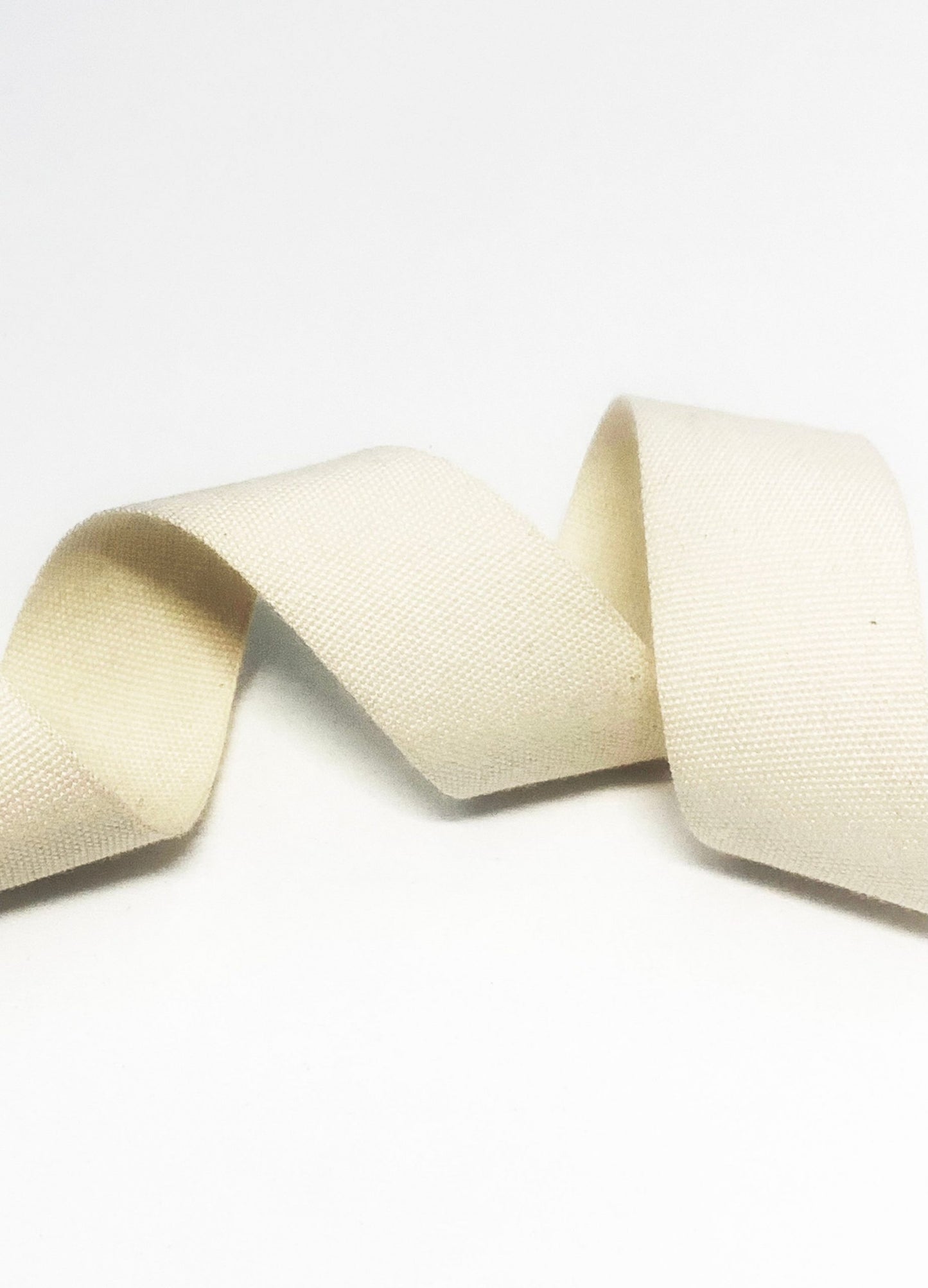 Organic Cotton Taffeta Ribbon, 8/20mm