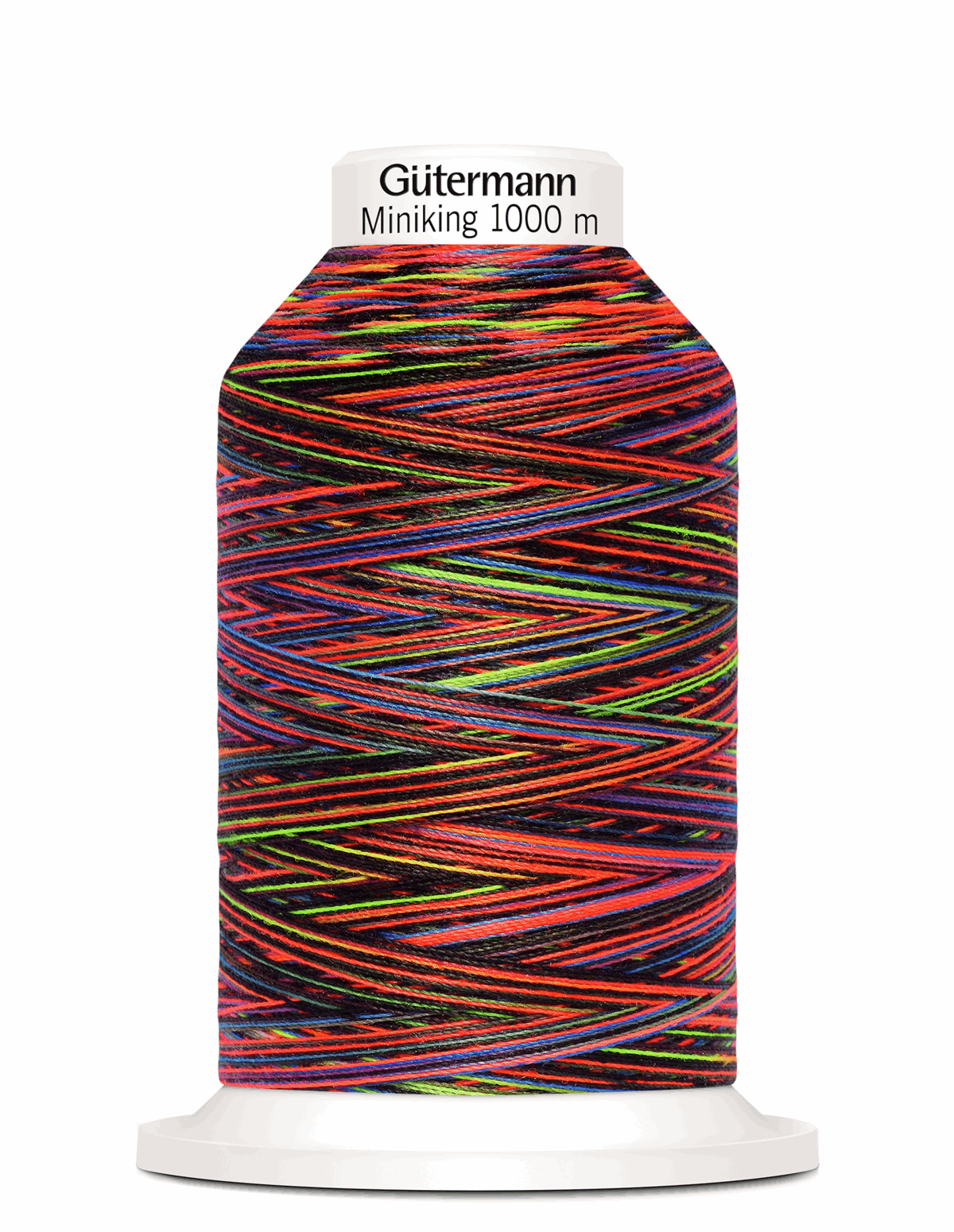Multicolour Gutermann Miniking Overlocking Thread, 1000 meters
