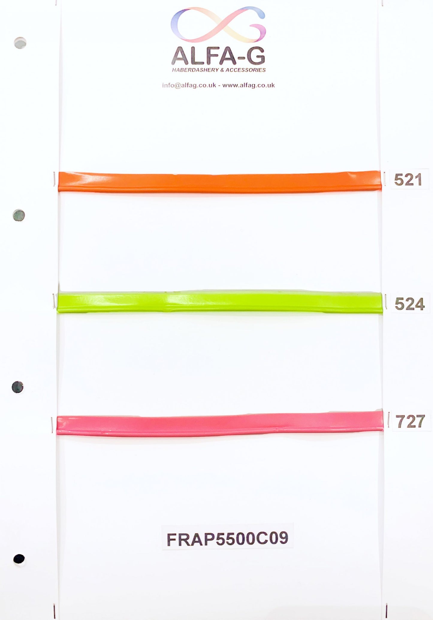 "Dream" Fluo Insertion Piping, 3 variants