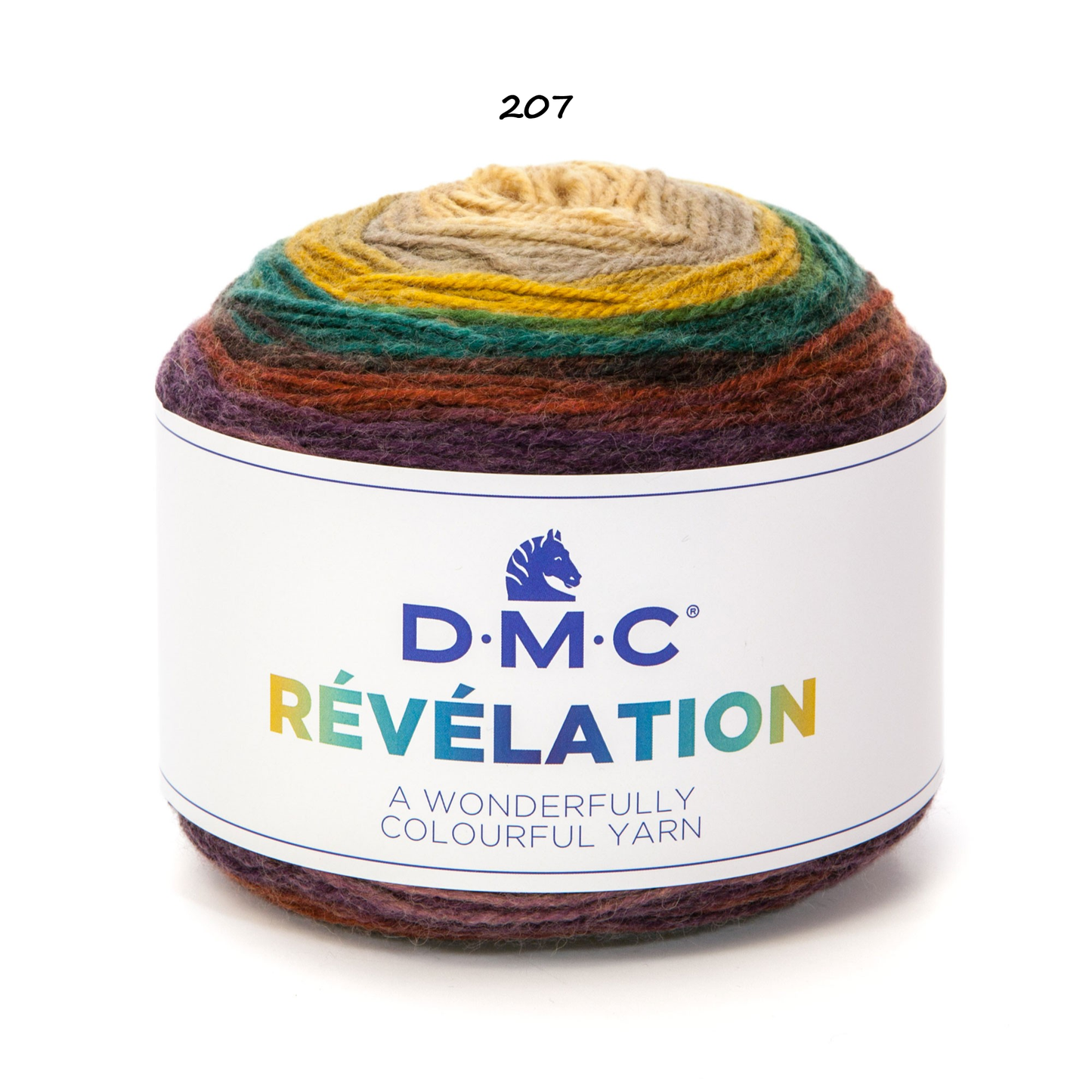 DMC Révélation, Colourful Yarn Cakes, 13 colours
