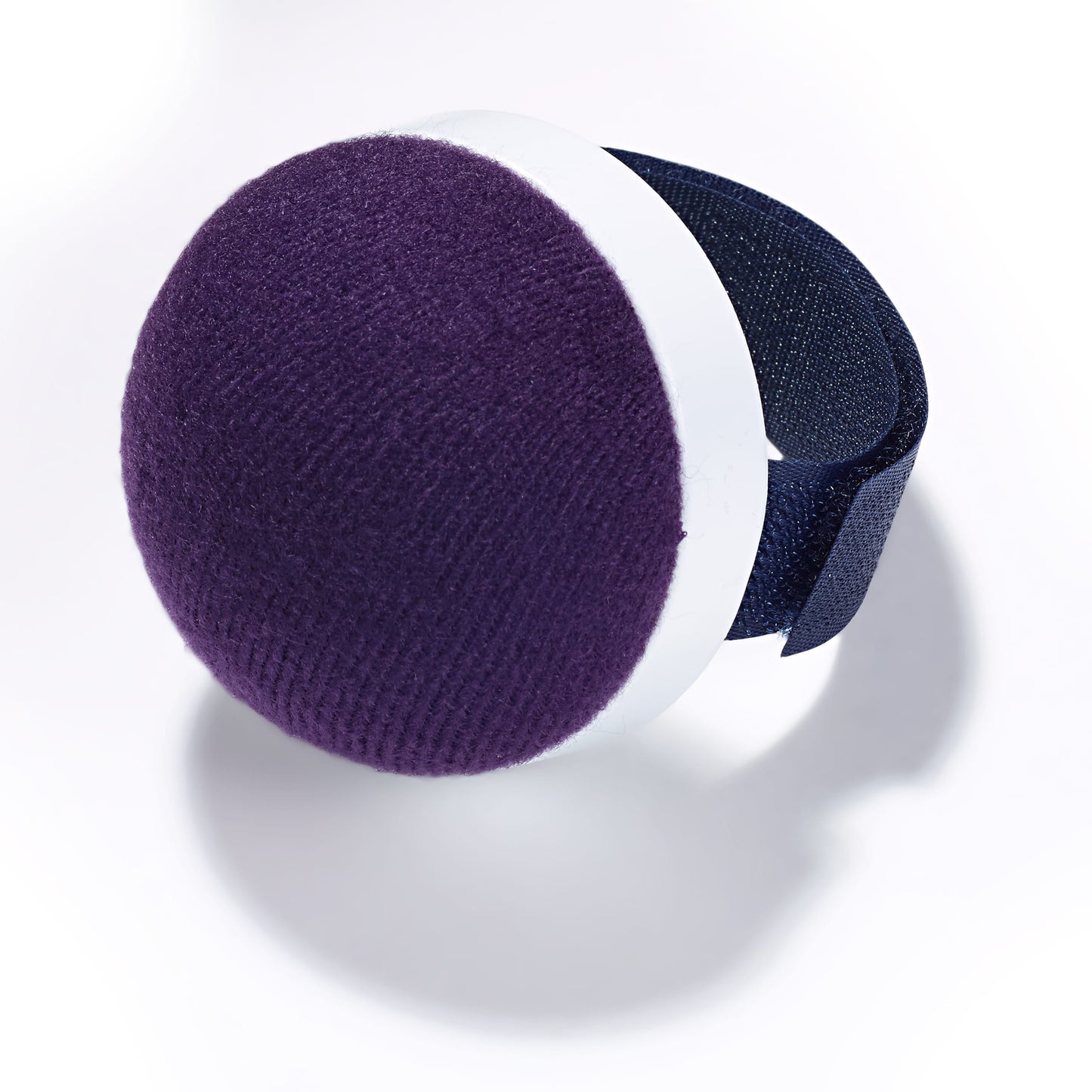 Arm pin cushion with hook and loop fastening