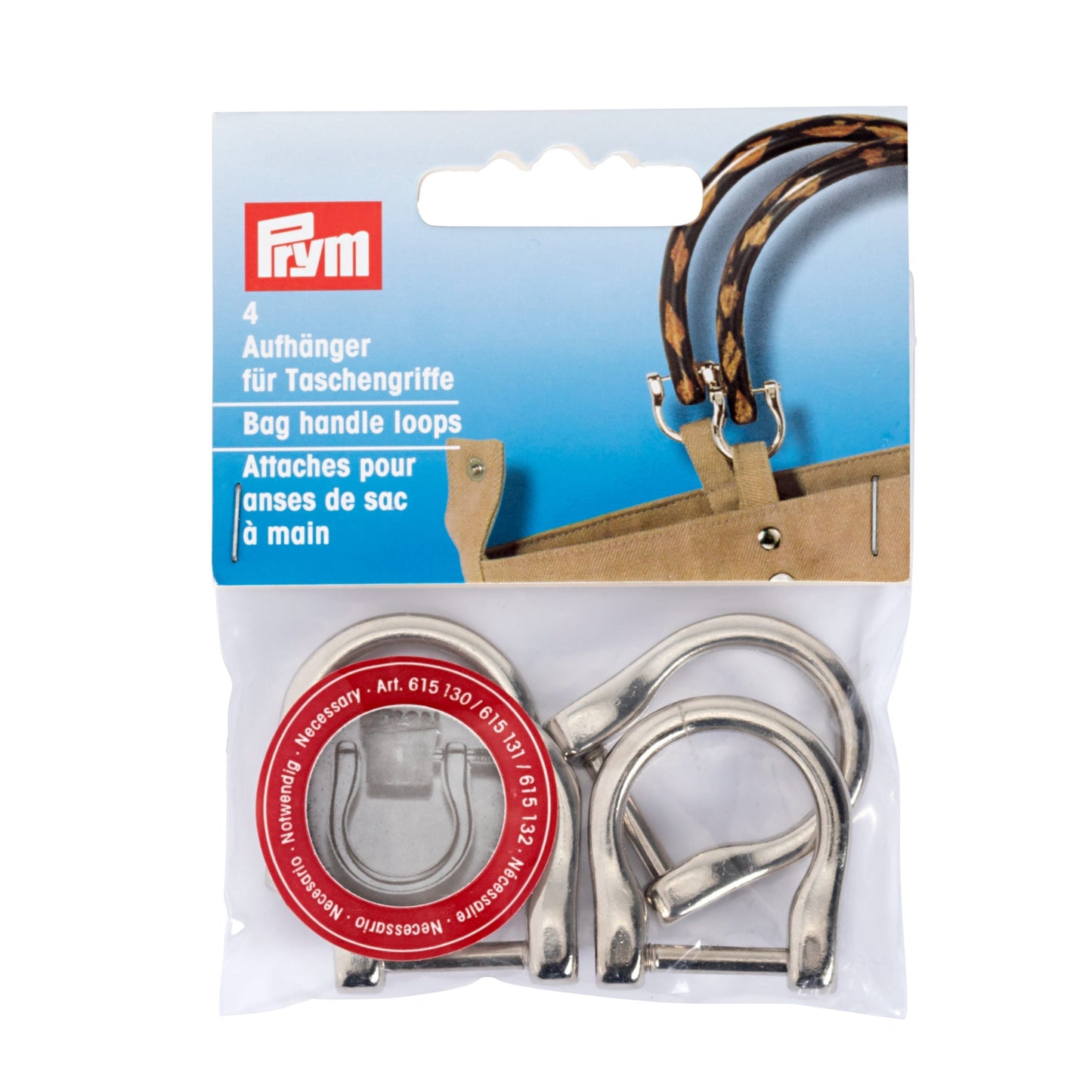 Prym Bag Handle Loops, 18mm