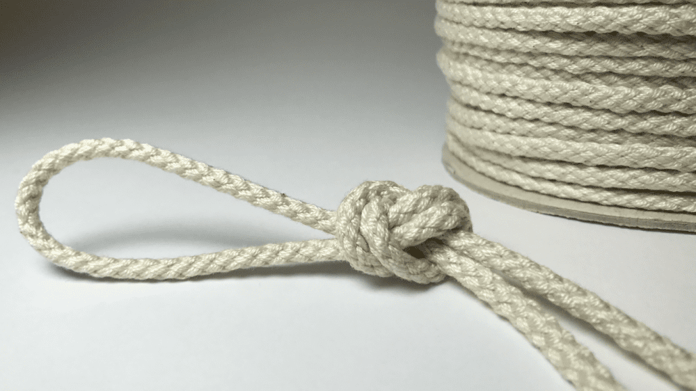 Braided Natural Cotton Cord