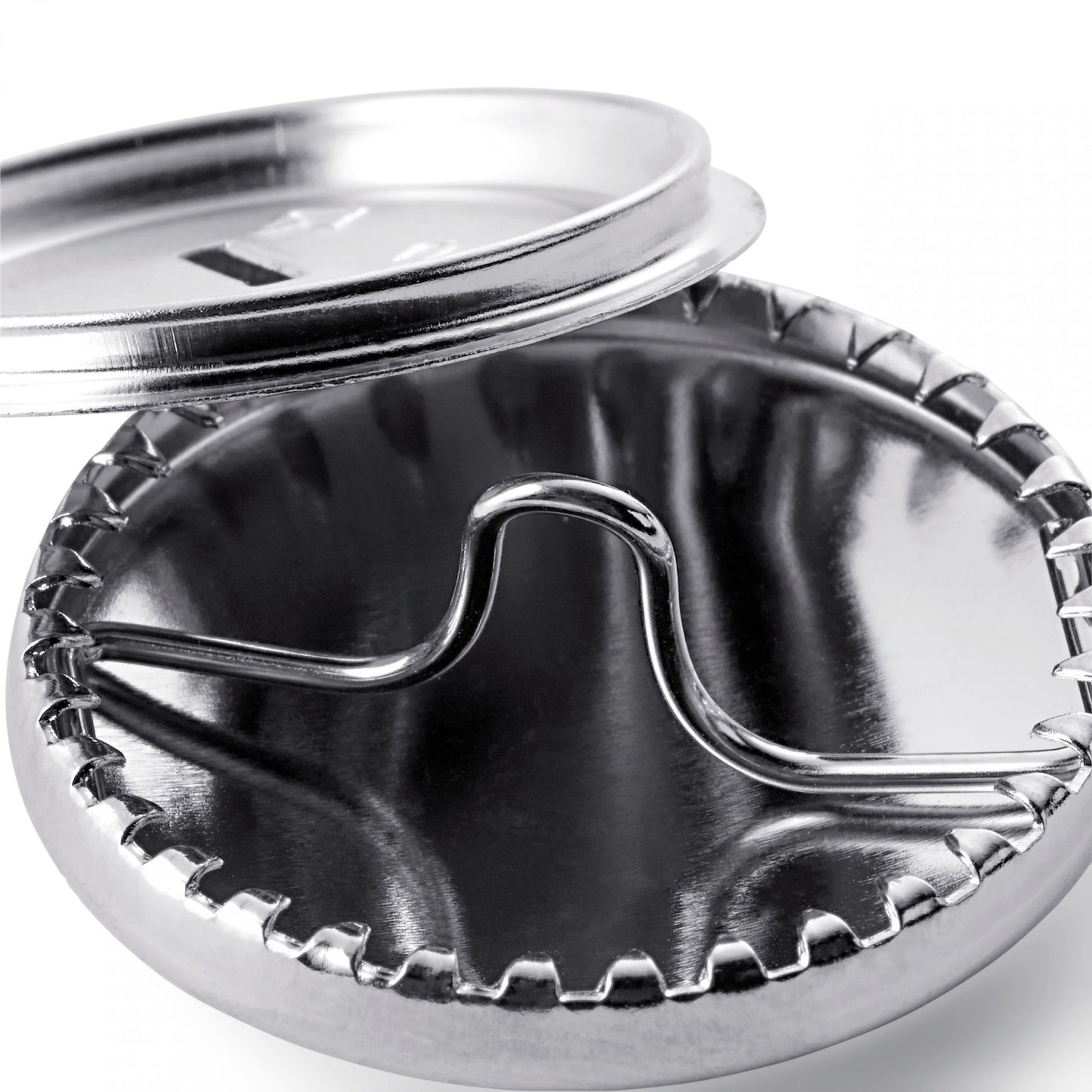 Prym Cover Buttons, 29mm, Silver-coloured