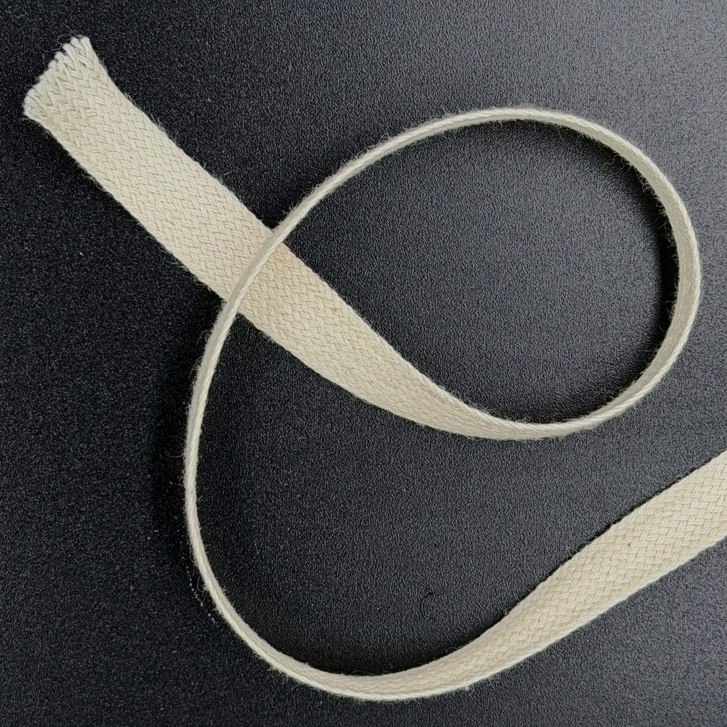 Braided Cotton Trim, 10mm, Natural