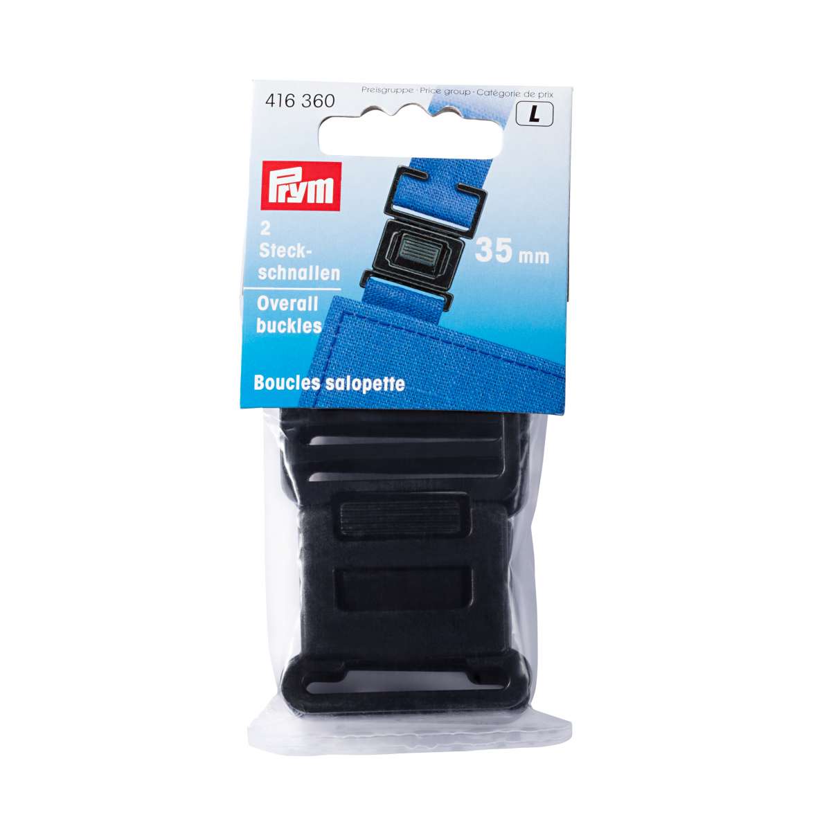 Prym overall flat clip buckles