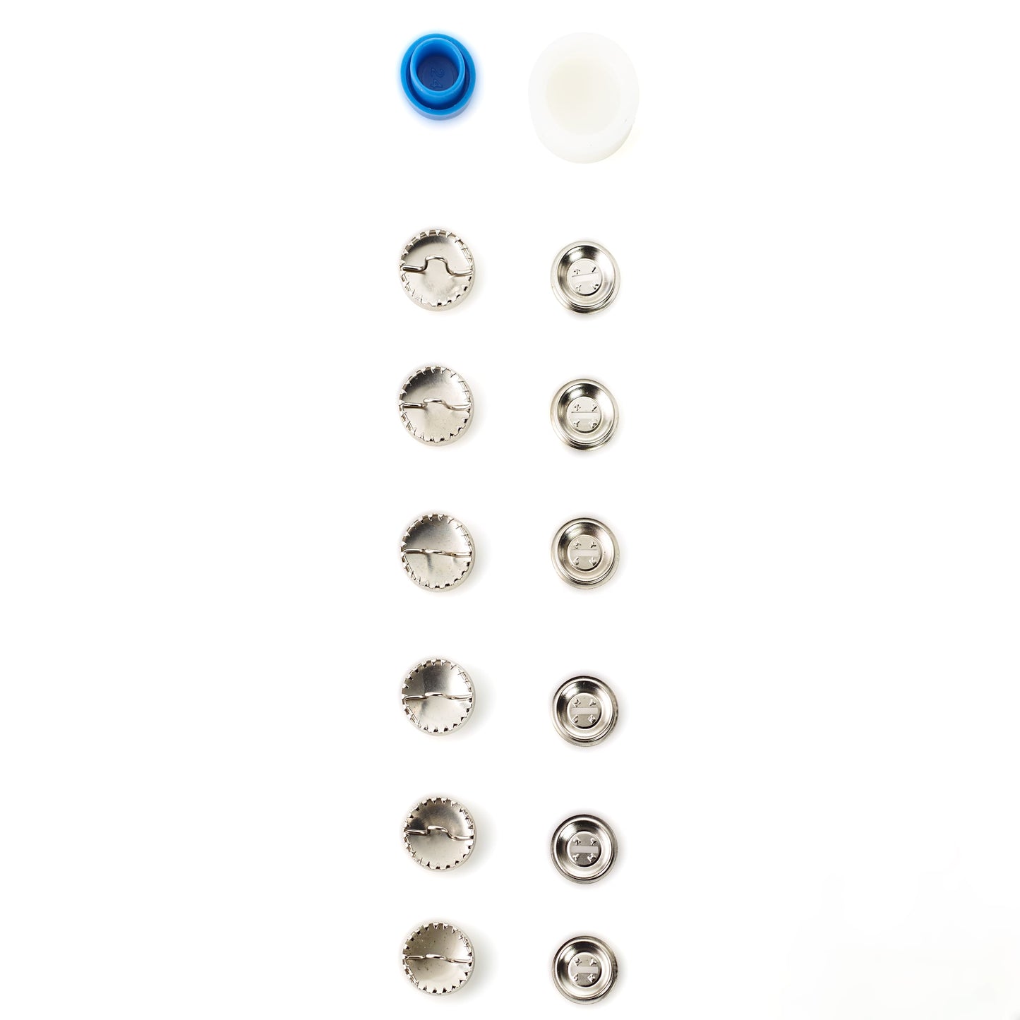 Prym 6 Cover Buttons 15mm, With Tool