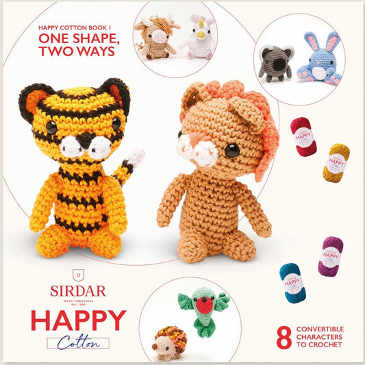 DMC Happy Cotton Amigurumi Crochet Ideas Book 1