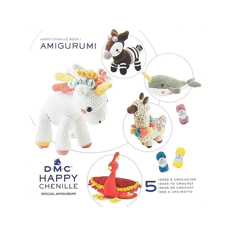 DMC Happy Chenille Amigurumi Crochet Ideas Book 1