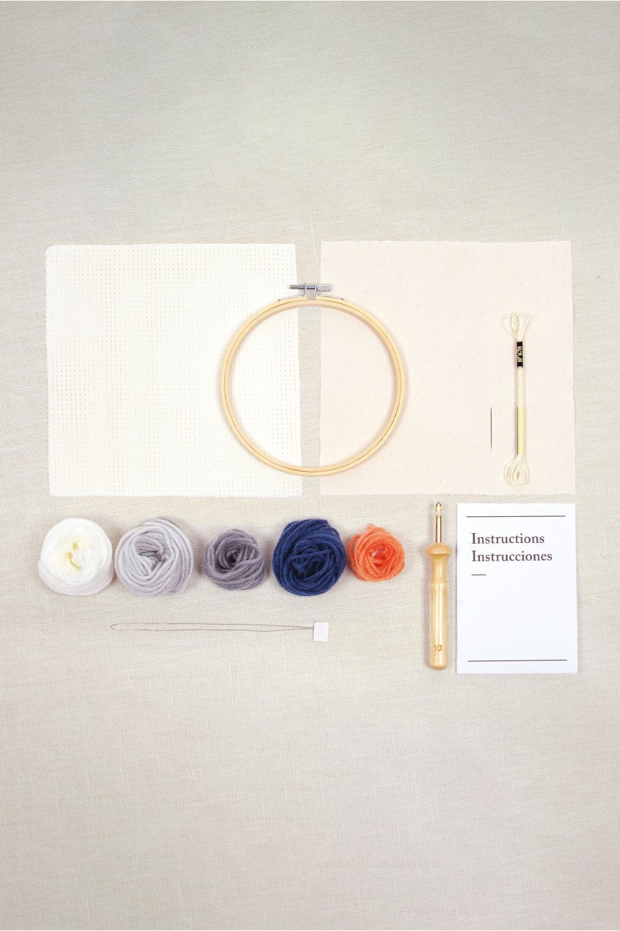 DMC Punch needle Kit - The meditation mountain