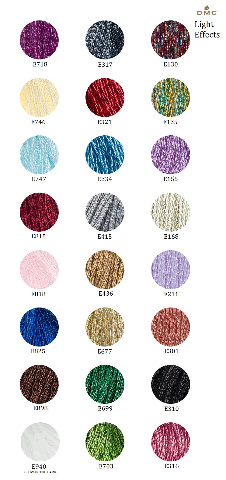 DMC Mouliné Embroidery Cotton Thread