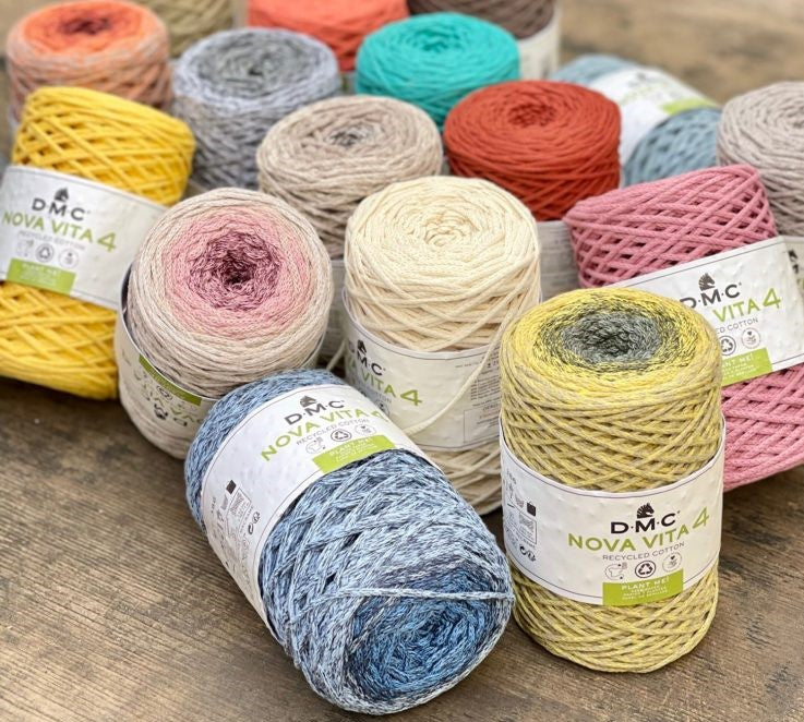 DMC Eco Vita 4 Cotton Yarn, 18 colours