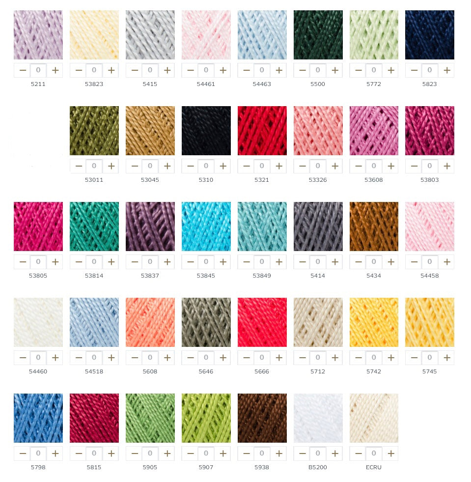 DMC Petra Cotton Yarn 100g, Size 3, 27 colours