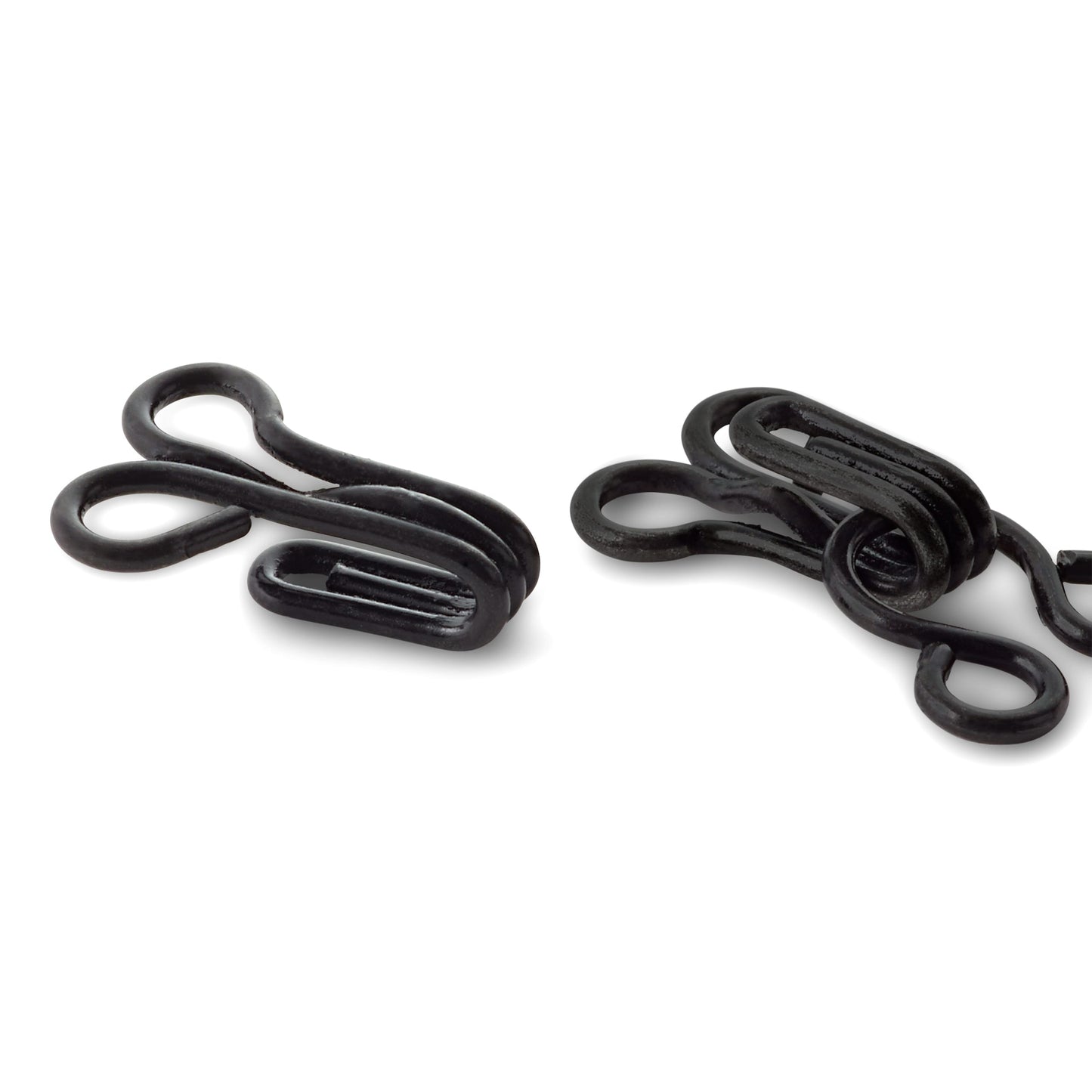 PRYM Dress Hooks and Eyes Fasteners, anti-rust mild steel/iron, 2 colours