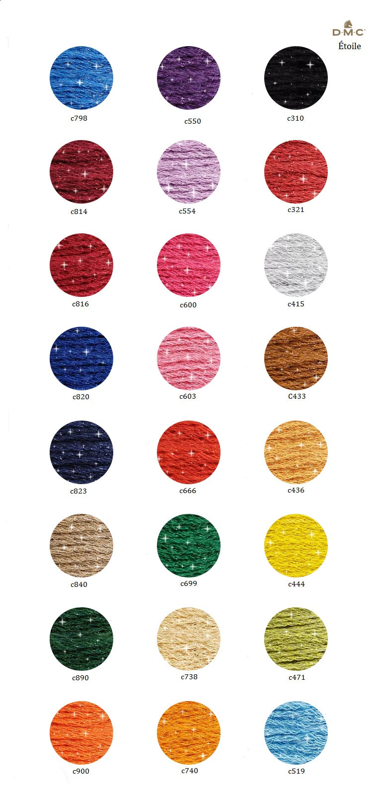 DMC Mouliné Embroidery Cotton Thread