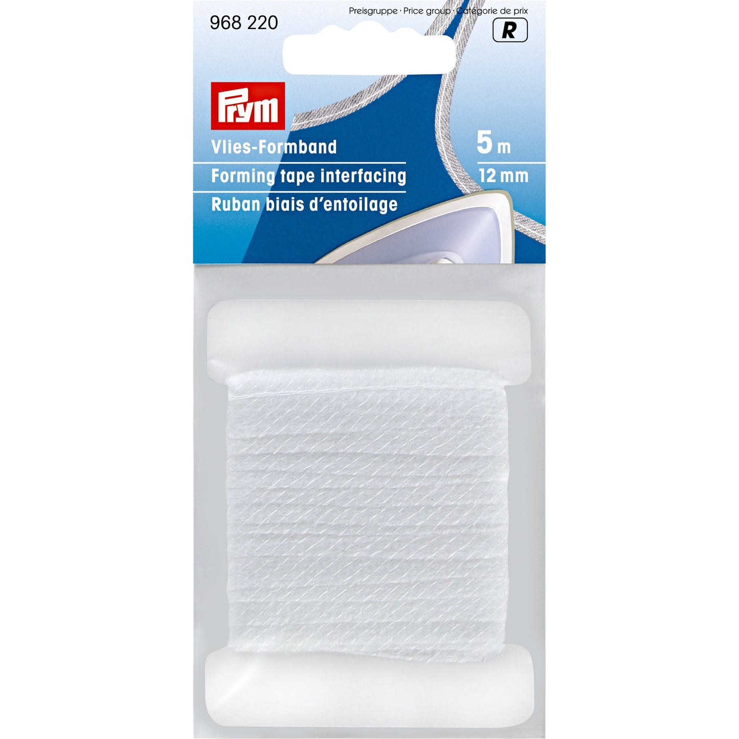 Prym Forming tape interfacing 12mm, 2 colours