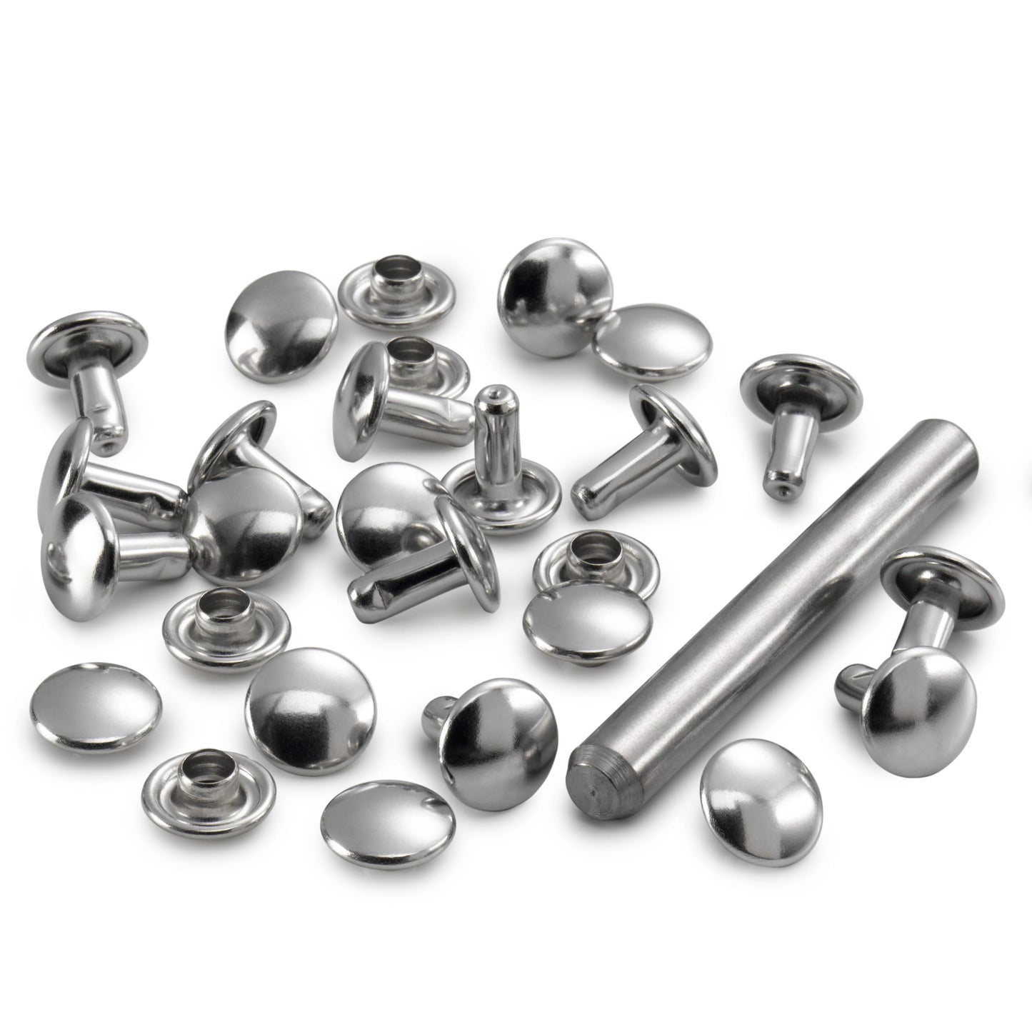 PRYM Hollow Rivets, 3 sizes