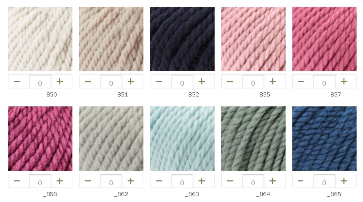 DMC Merino Essentiel 8 Yarn, 18 Colours