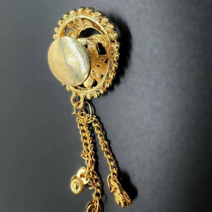 Lapel Flower Pin, Gold