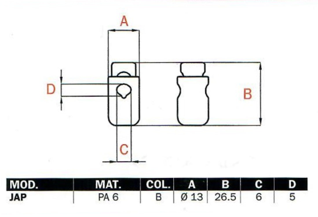 Plastic JAP Spring Cordlock