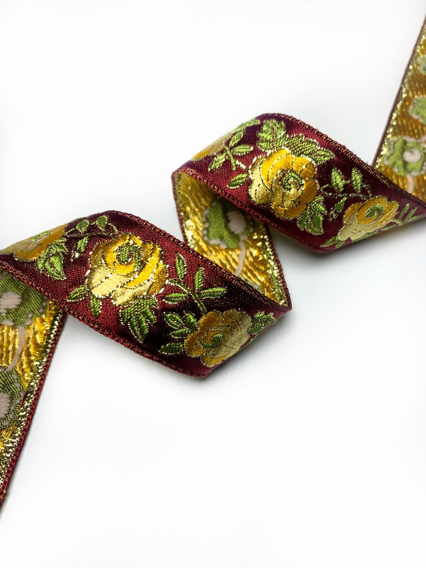 Vintage Embroidered Jacquard Ribbon