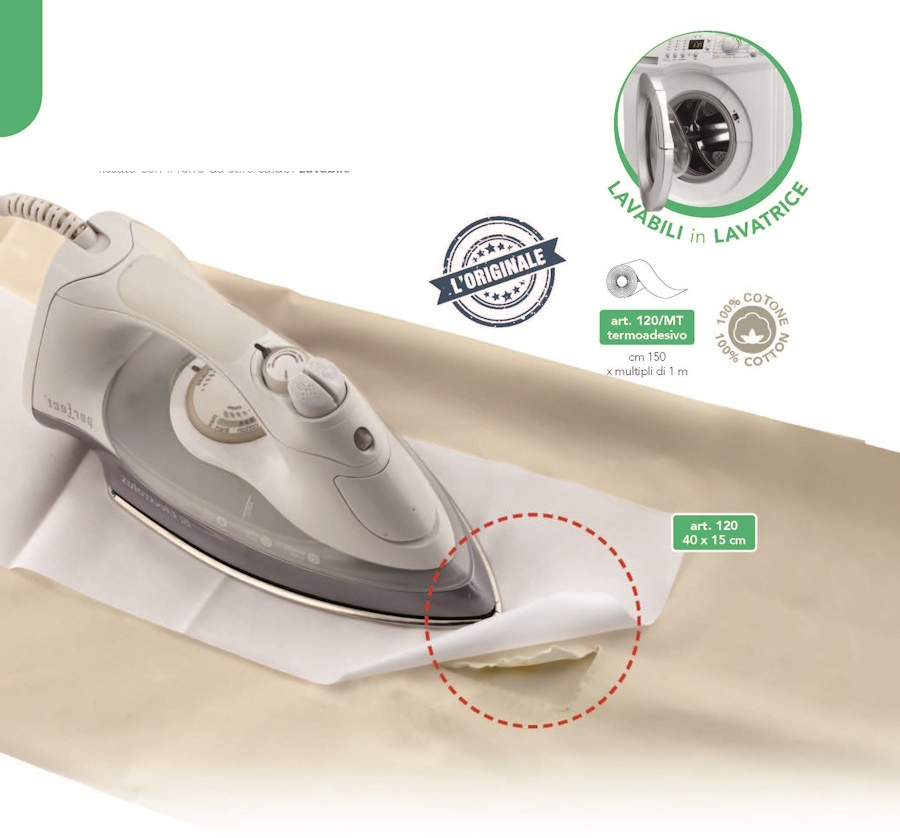 Iron-On Repair Patch, 100% Cotton, 40x15cm