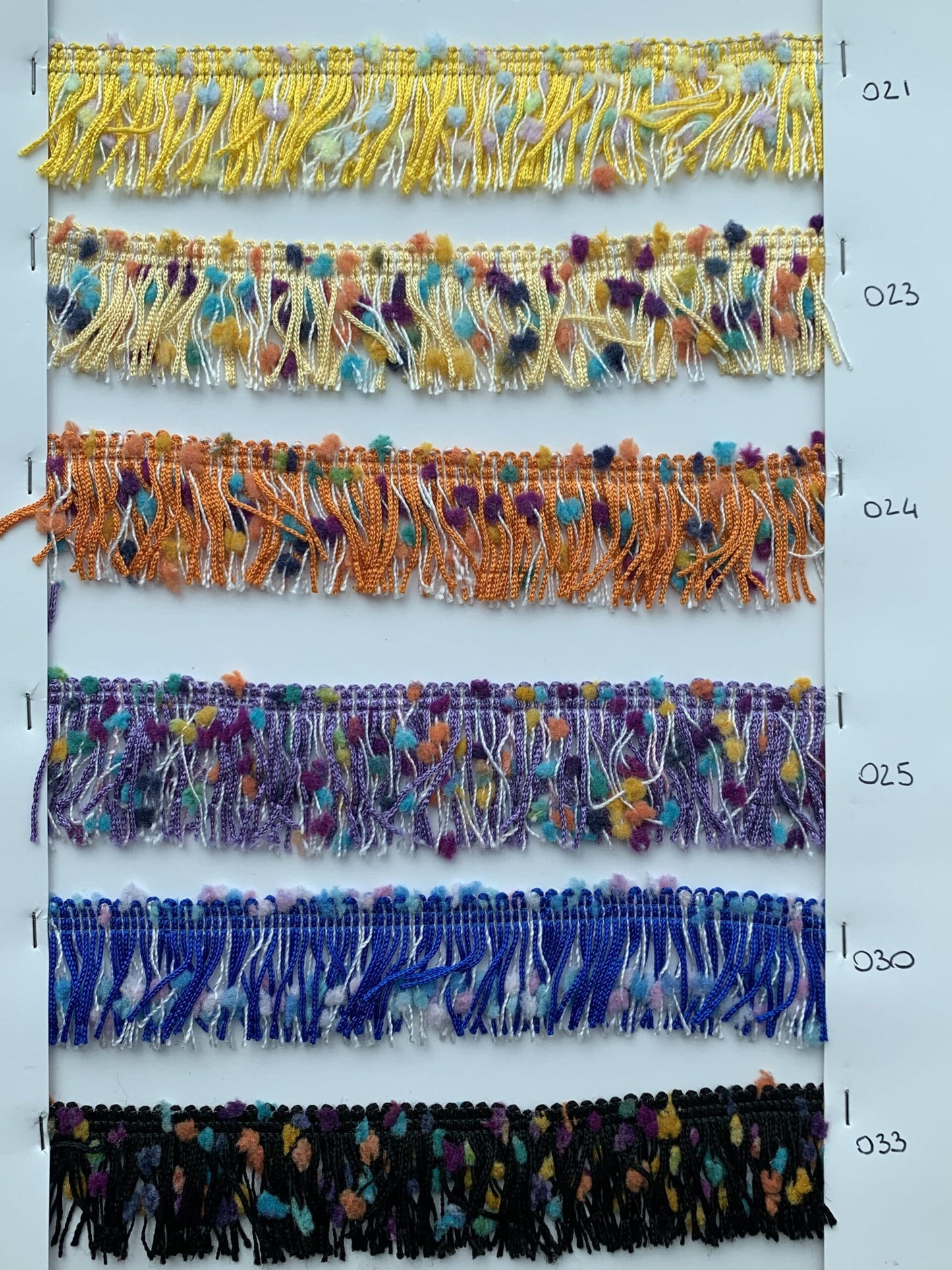 Multicolour fringe 30mm