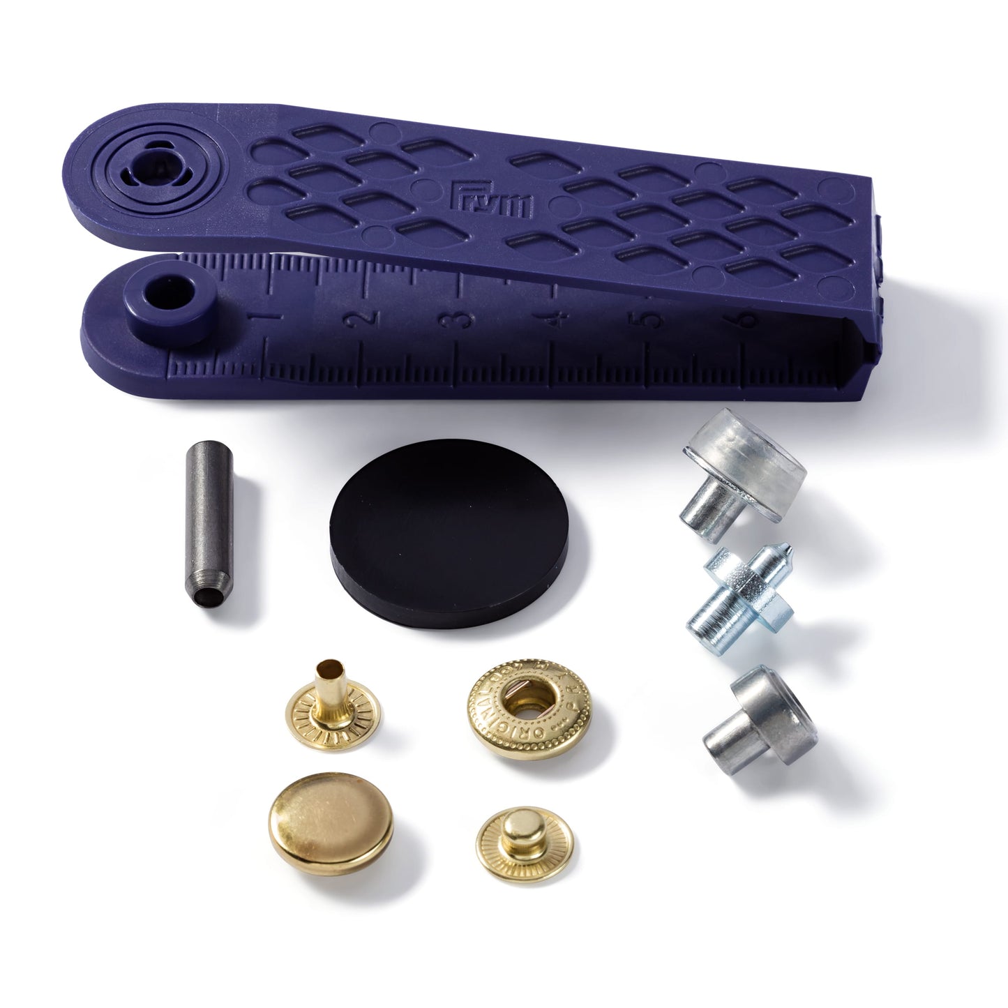 Non-sew press fastener anorak 12mm, 5 colours