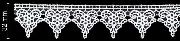 Lace trim 32mm