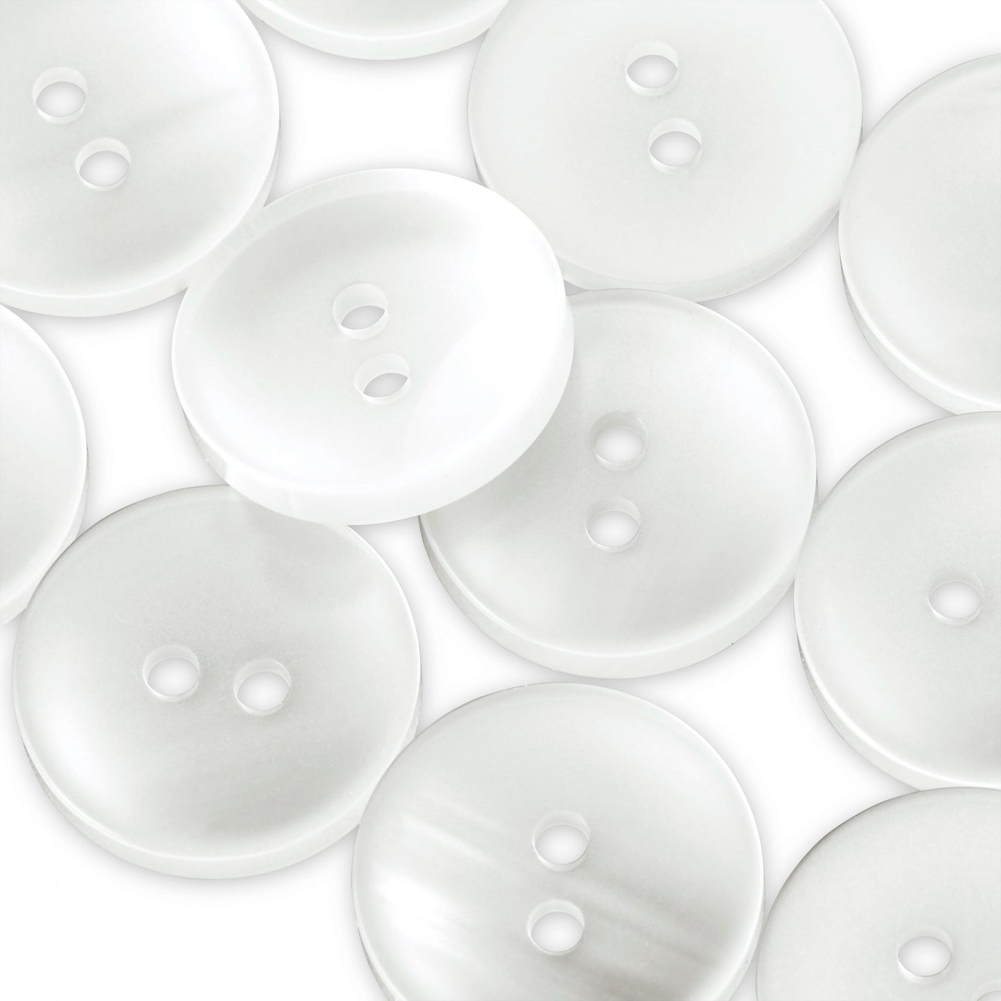 Prym Lab Coat And Pyjama Buttons, 17mm, Mother-of-pearl
