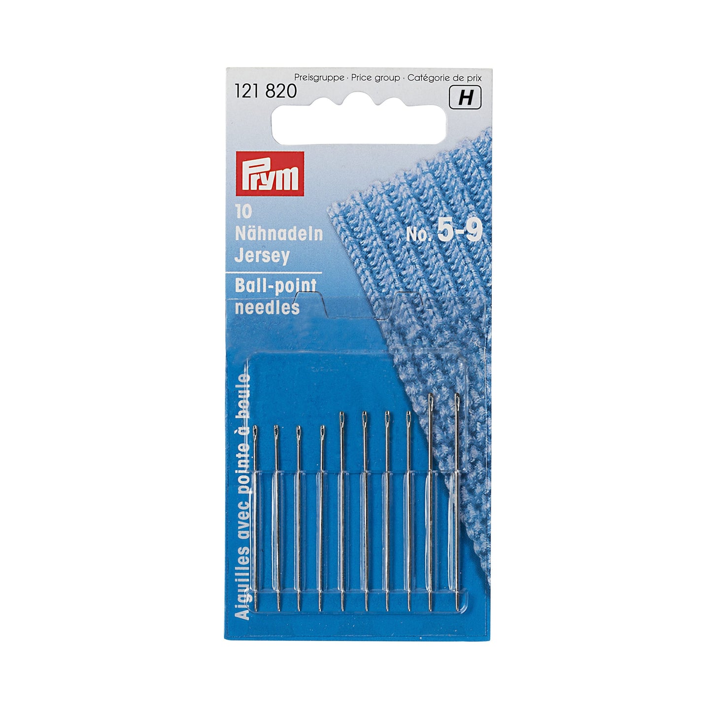 PRYM Ball-Point Sewing Needles For Jersey, No. 5-9