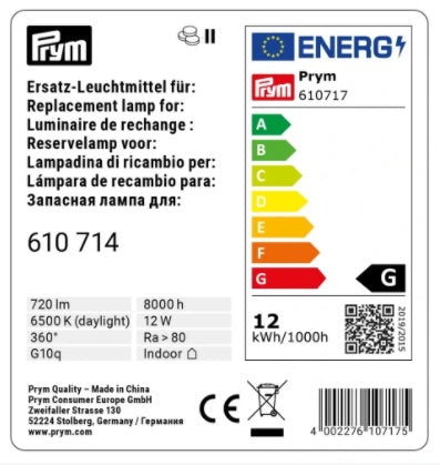 Prym Spare Bulbs For Illuminated Magnifying Glasses