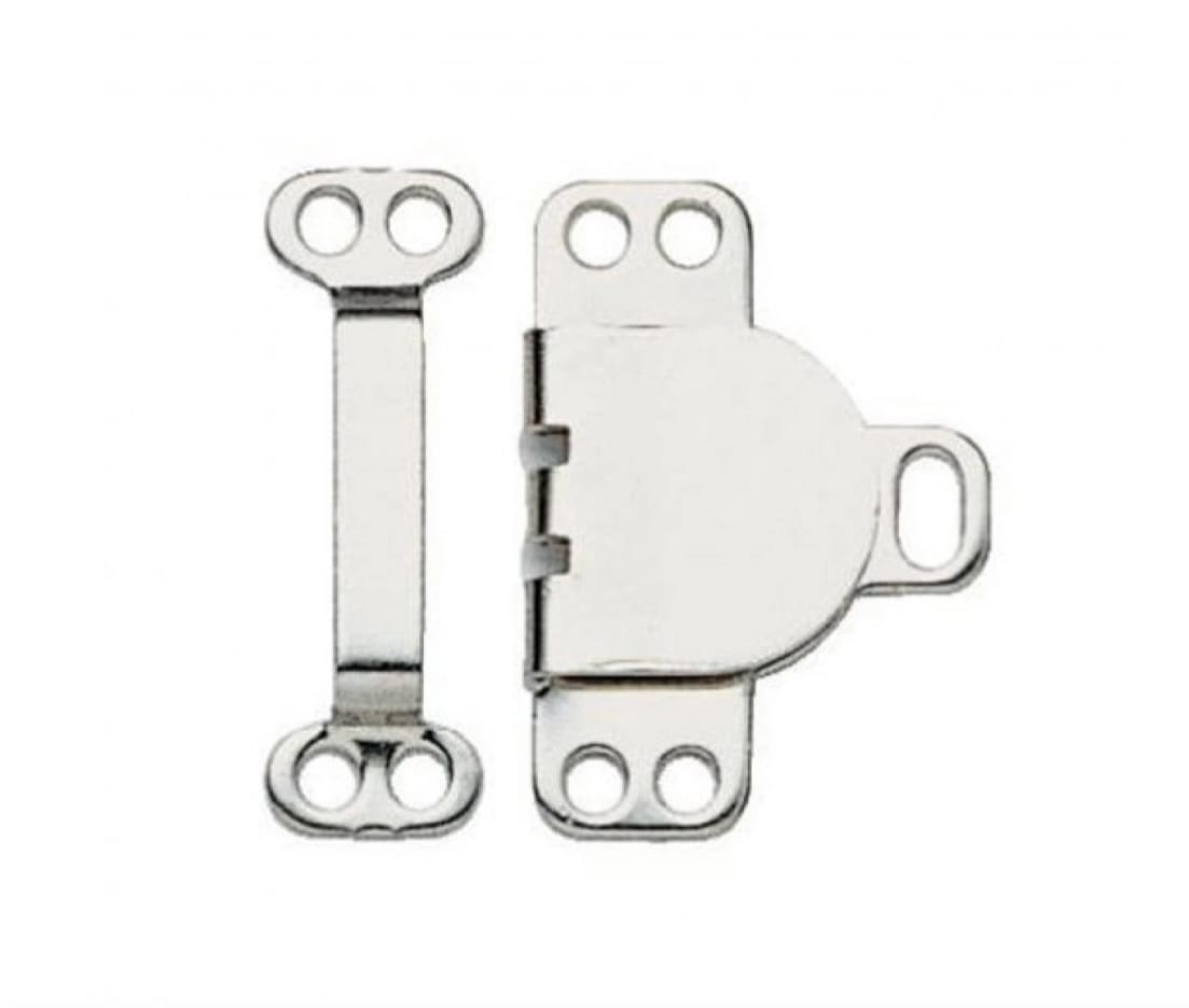 Brass hooks and bars for trousers and skirts 9.5mm, 2 colours