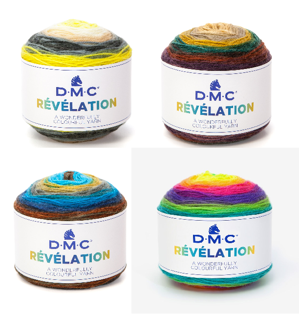 DMC Révélation, Colourful Yarn Cakes, 13 colours