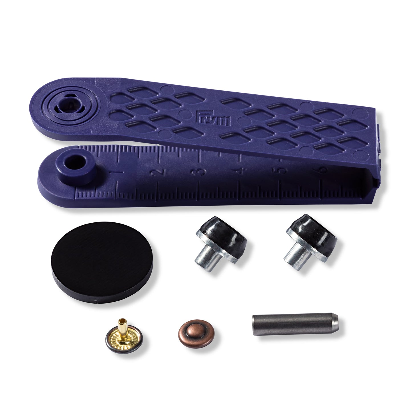 PRYM Rivets, 9mm, Old Copper/Black Oxydized