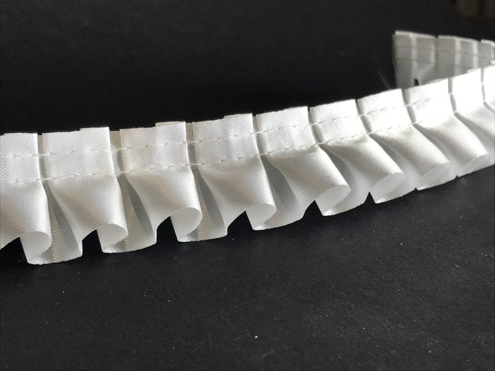 Pleated Satin Trim, 25mm