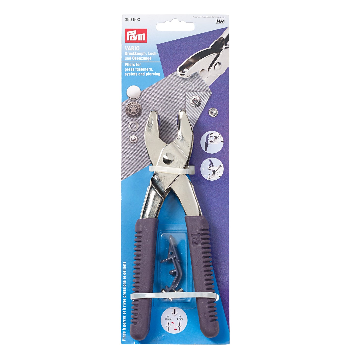 PRYM Vario Pliers For Press Fasteners, Eyelets And Piercing