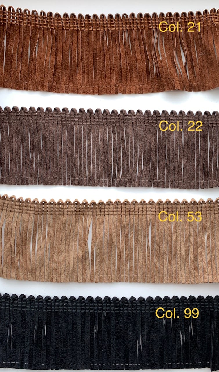 Imitation Suede Fringe, 4 colours