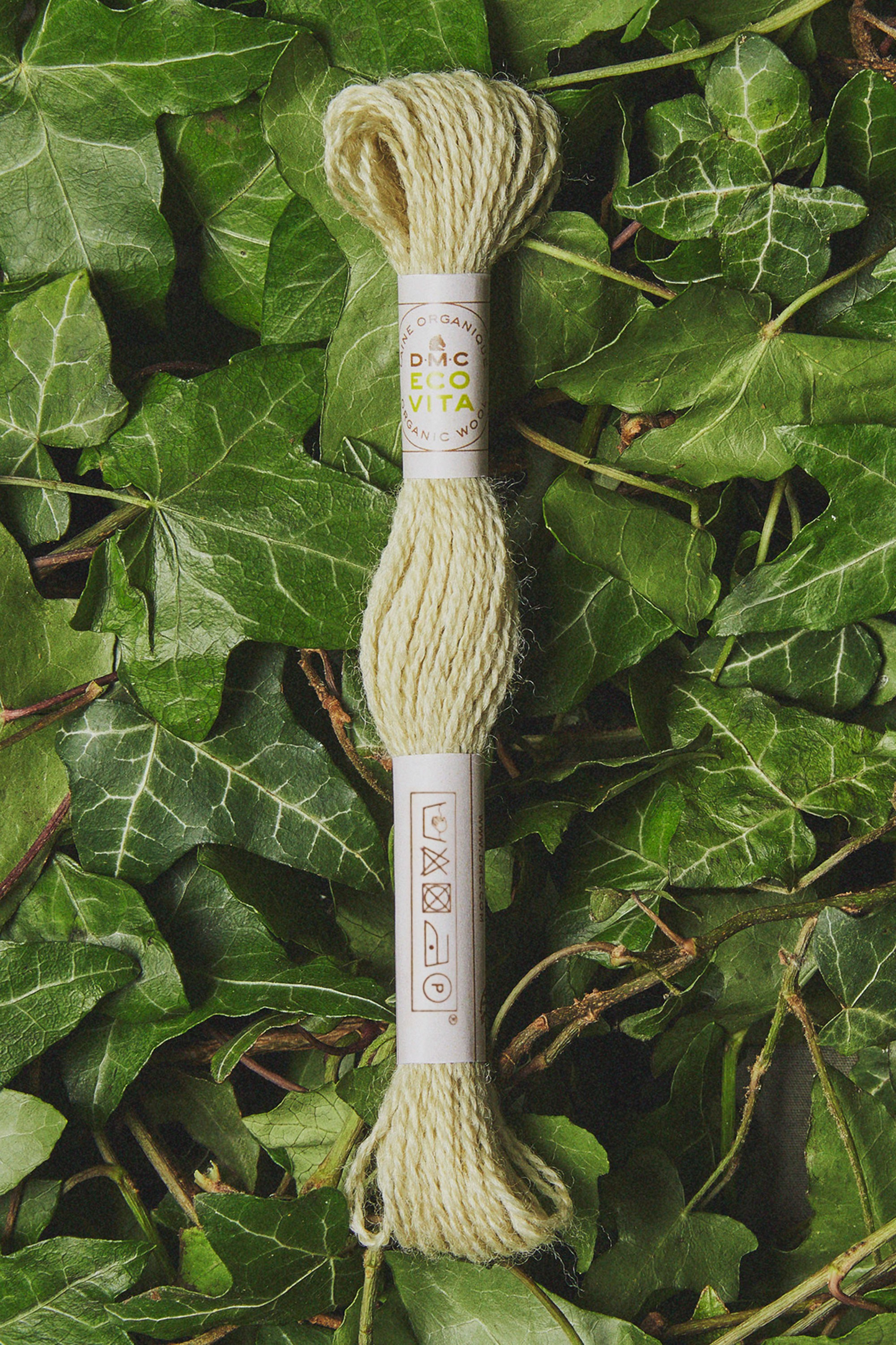 Eco Vita Naturally Dyed Organic Wool Thread, 60 colours