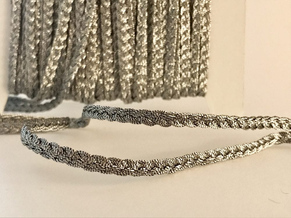 Lame braid trim 4mm