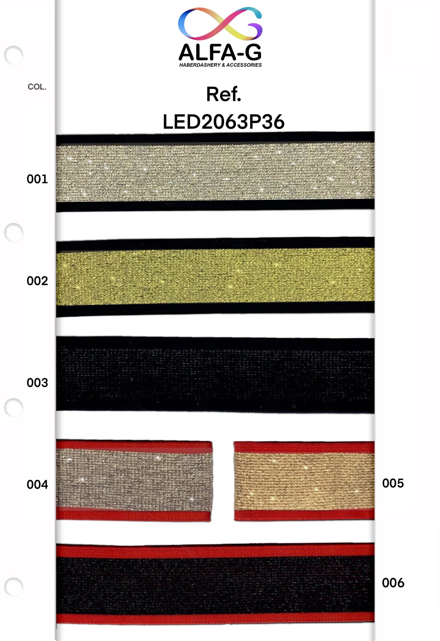 Waistband Lurex Soft Elastic, 36mm