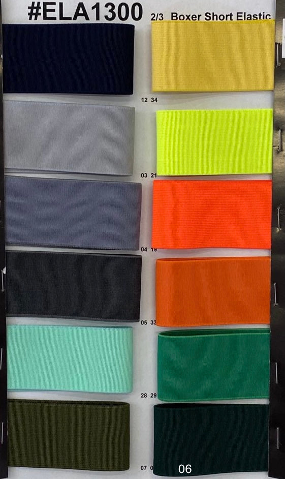 Waistband Soft Elastic 38mm, 29 colours