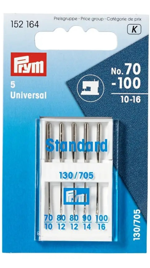 PRYM, Universal Sewing Machine Needles, no.60/100, 5 pcs