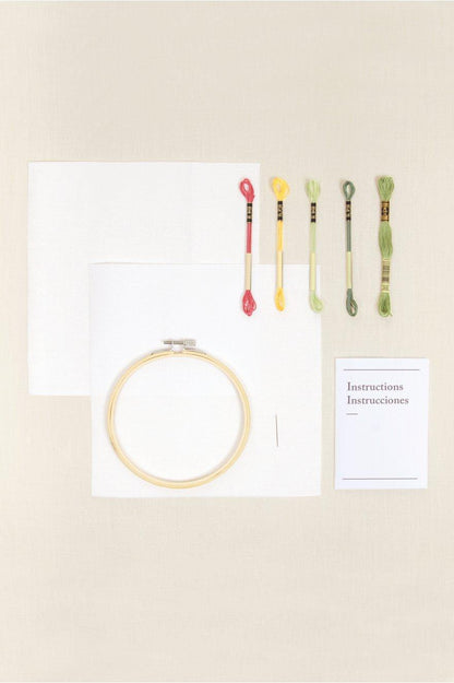 DMC Mindful-making cross stitch Kit - Serene Leaves