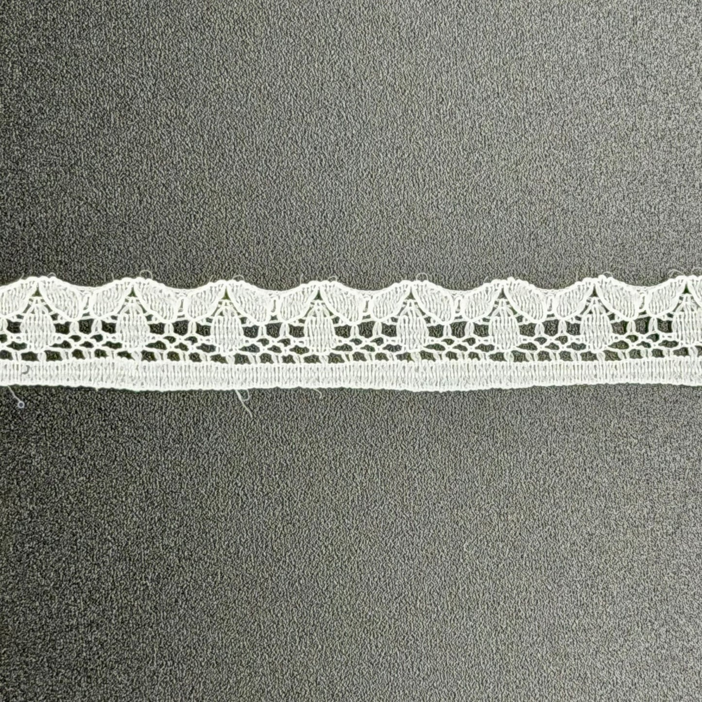 Raschel Lace, 10mm, White, Discontinued