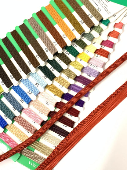 Viscose Braided Piping Cord, 13mm