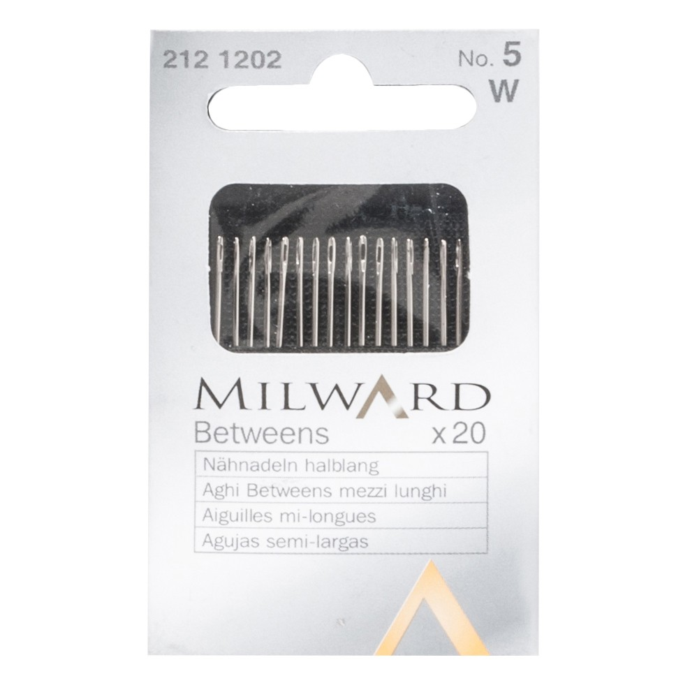 Milward Hand Sewing Needles: Betweens: no.5